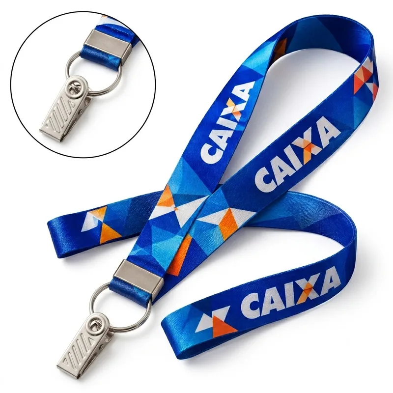 Cordão Personalizado 20mm personalizado · Mundo dos Crachás